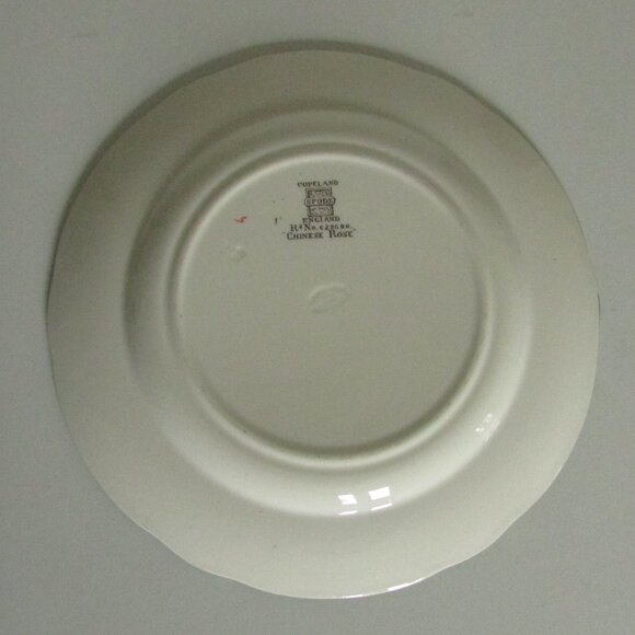 Vintage 7.5" salad plate, Chinese Rose design, Copeland Spode (Lot 5) - Picture 13 of 13
